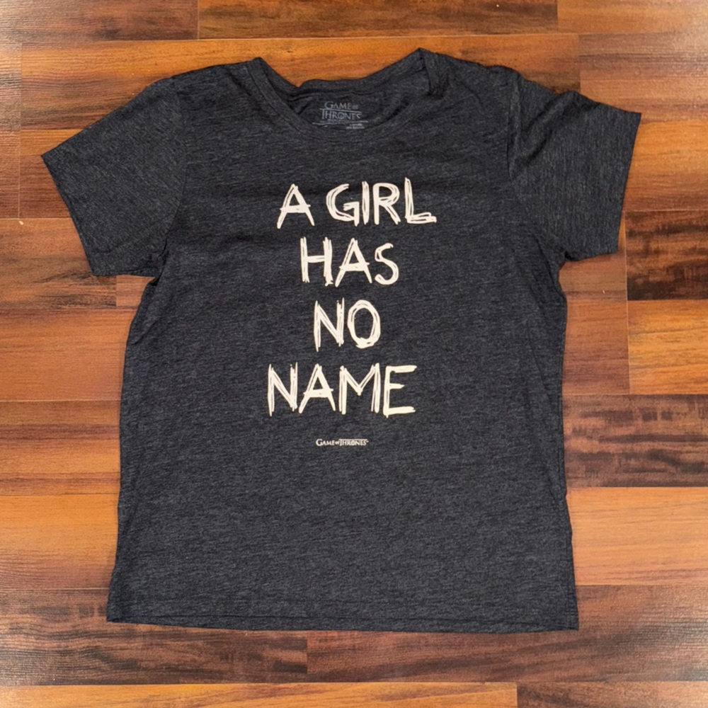 Gray Women’s Official Game of Thrones T-Shirt Size Large